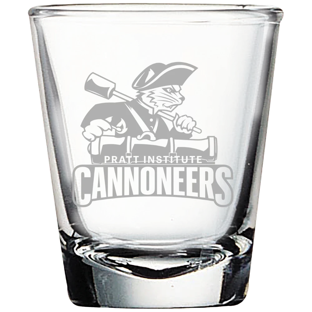Pratt Institute Polar Camel 1.7 oz. Shot Glass