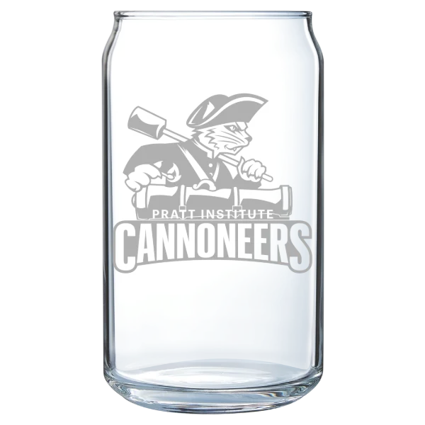 Pratt Institute Polar Camel 16 oz. Can Glass