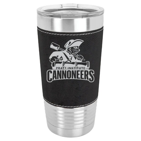 Pratt Institute Polar Camel 20 oz. Leatherette Grip Tumbler with Standard Lid