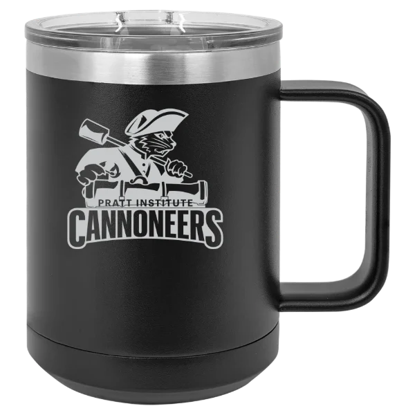 Pratt Institute Polar Camel 15 oz. Mug with Slider Lid