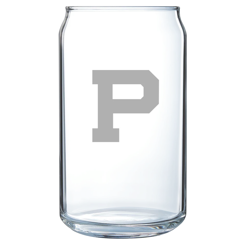 Principia College Polar Camel 16 oz. Can Glass