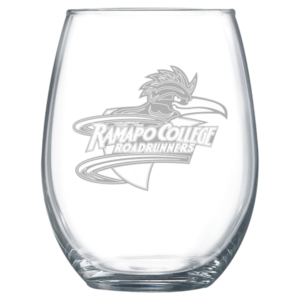 Ramapo College Polar Camel 15 oz. Stemless Wine Glass