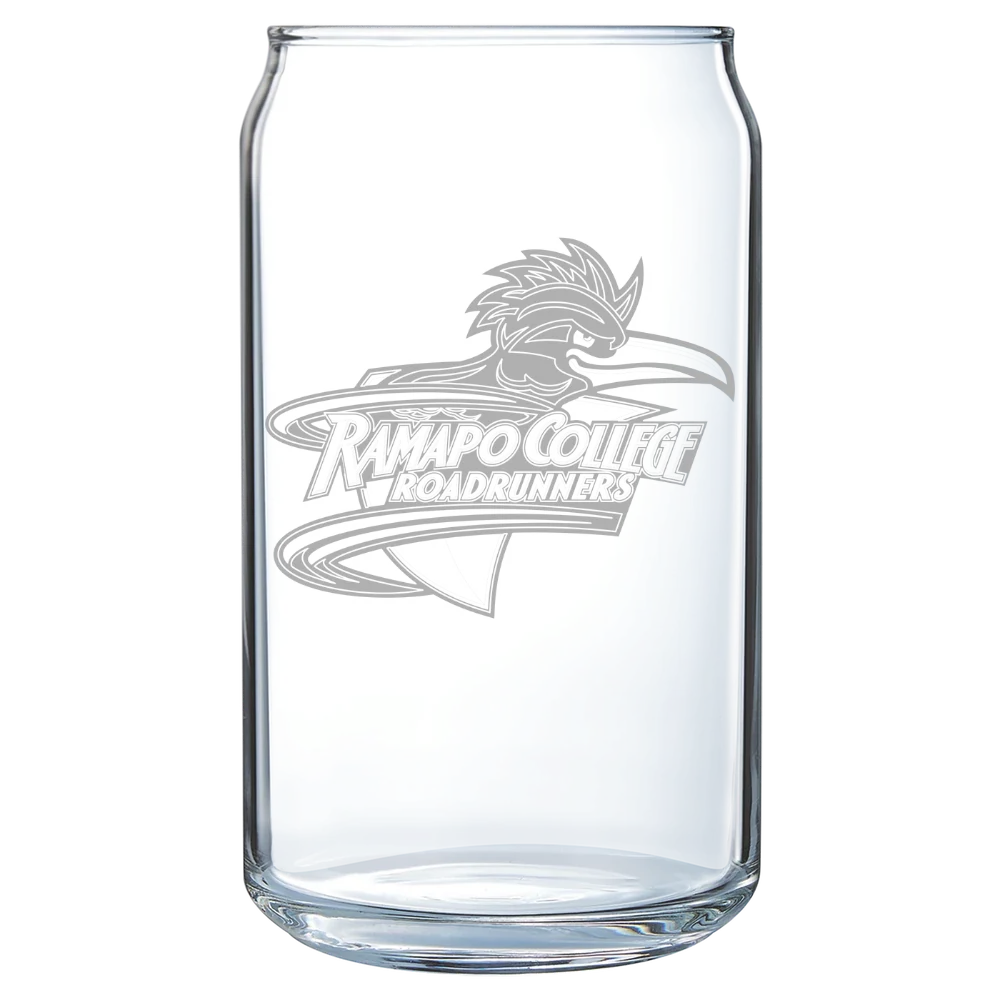 Ramapo College Polar Camel 16 oz. Can Glass