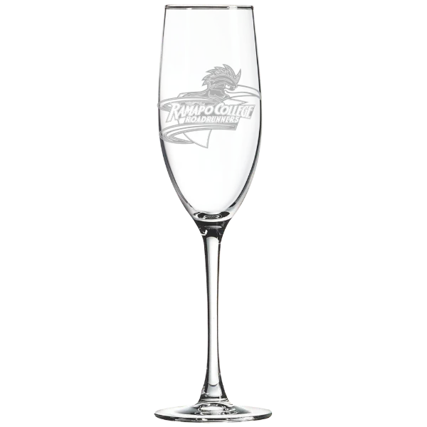 Ramapo College Polar Camel 8 oz. Champagne Flute