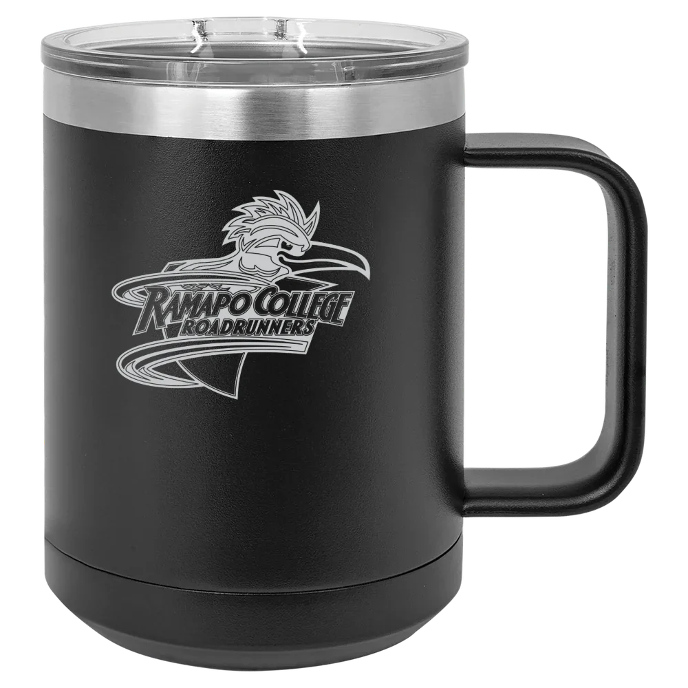 Ramapo College Polar Camel 15 oz. Mug with Slider Lid