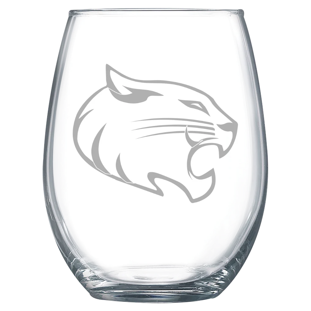 Randolph College Polar Camel 15 oz. Stemless Wine Glass