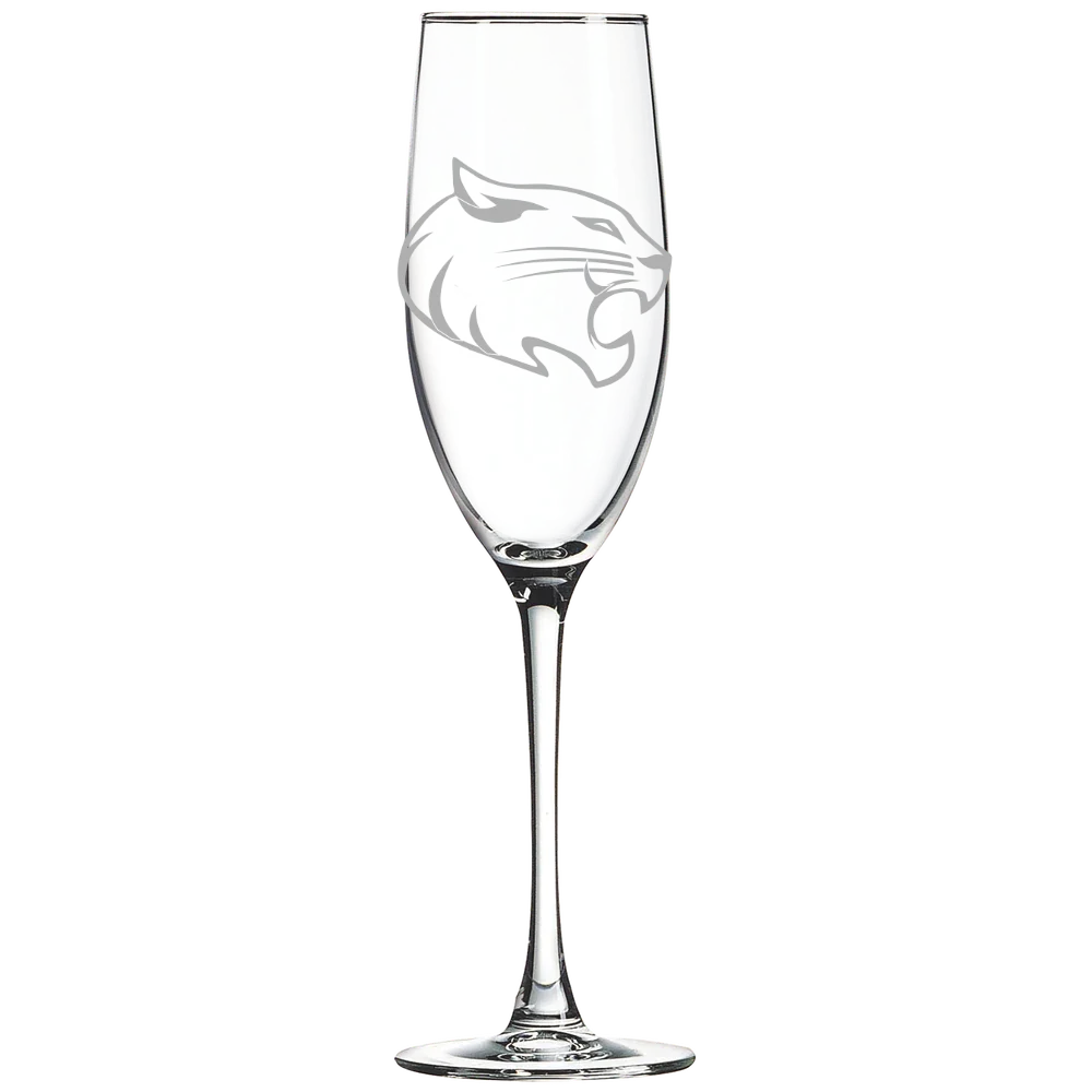 Randolph College Polar Camel 8 oz. Champagne Flute