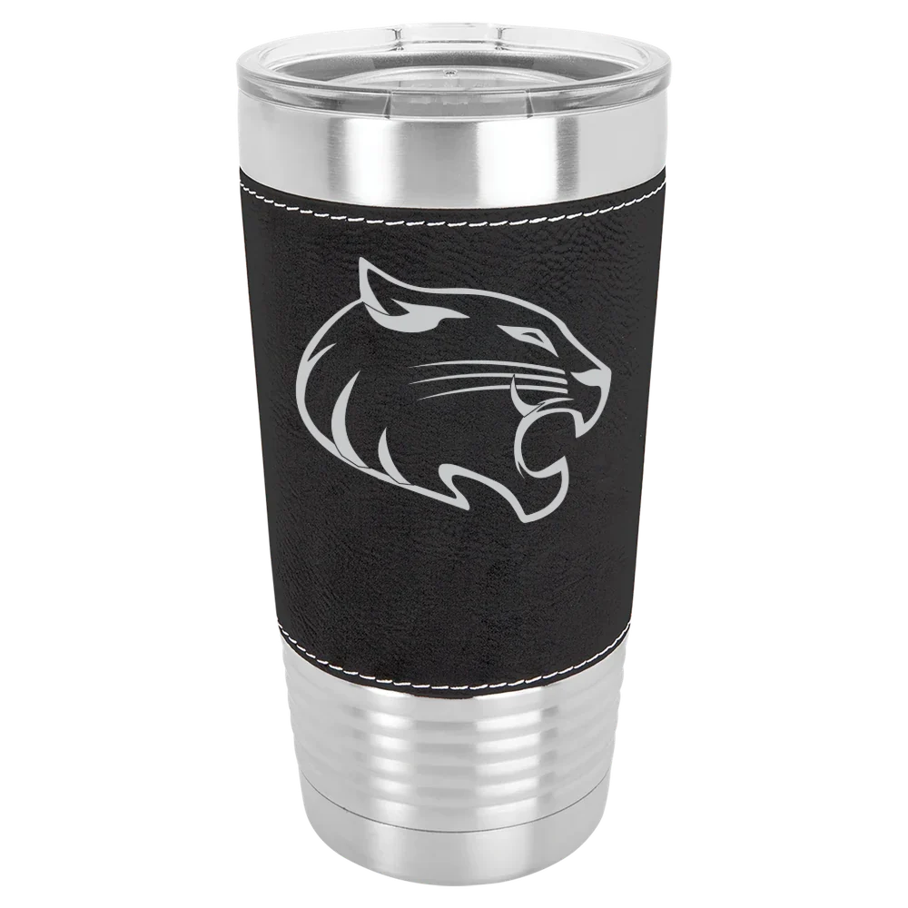 Randolph College Polar Camel 20 oz. Leatherette Grip Tumbler with Standard Lid