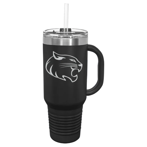 Randolph College Polar Camel 40 oz. Travel Mug with Snap Lid & Straw