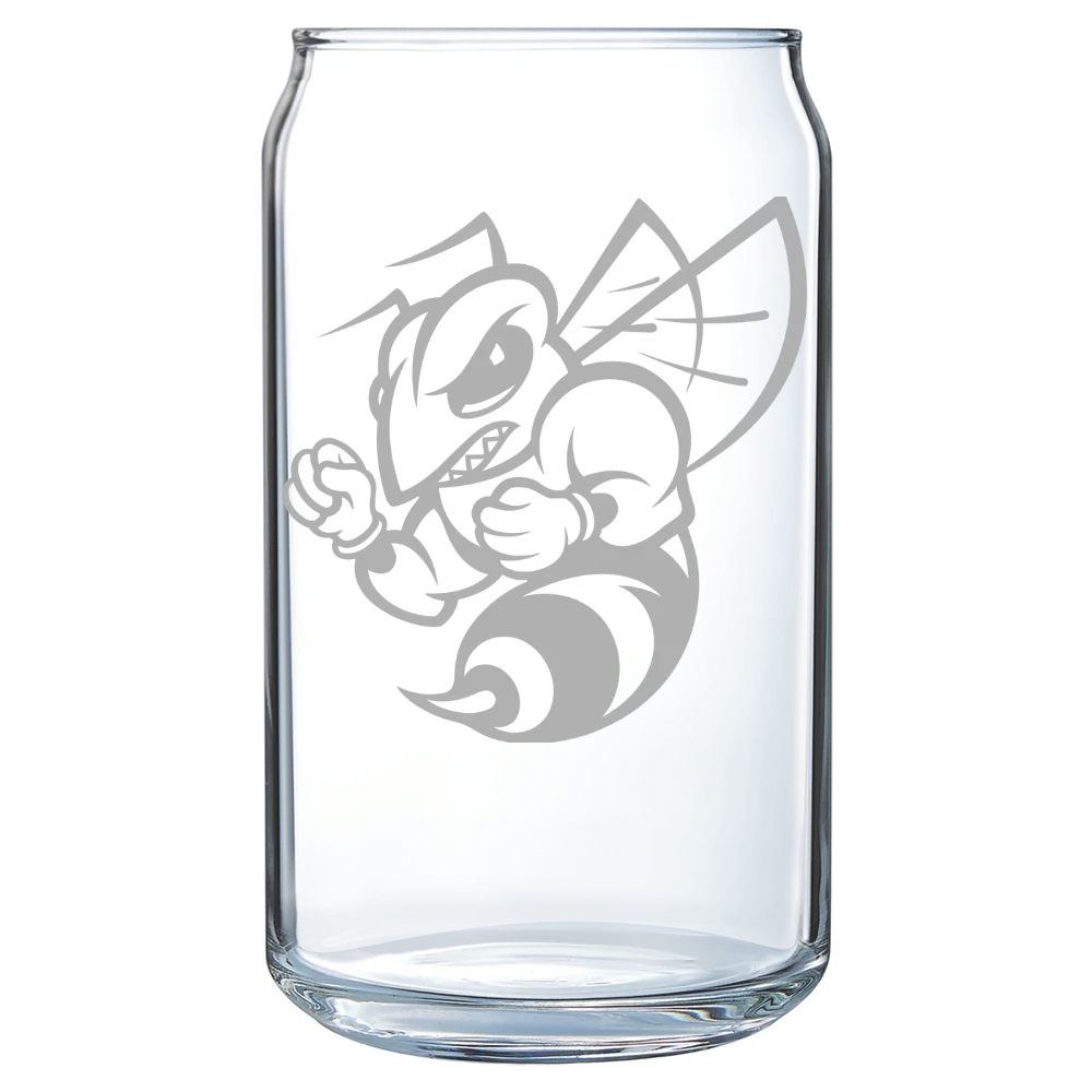 Randolph-Macon College Polar Camel 16 oz. Can Glass