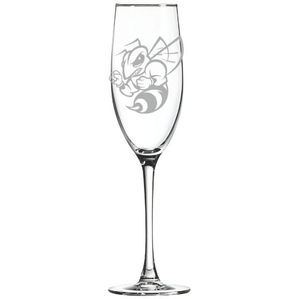 Randolph-Macon College Polar Camel 8 oz. Champagne Flute