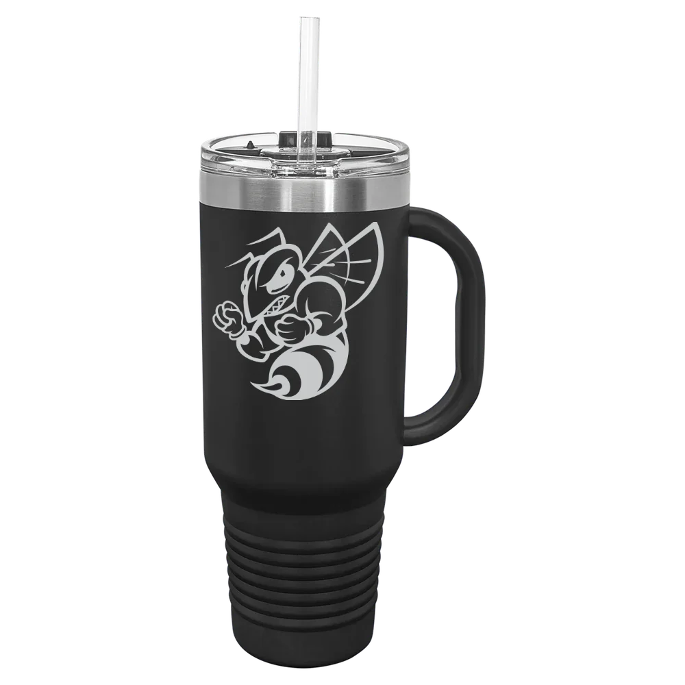 Randolph-Macon College Polar Camel 40 oz. Travel Mug with Snap Lid & Straw