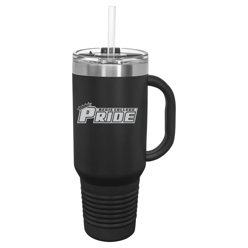 Regis College (Massachusetts) Polar Camel 40 oz. Travel Mug with Snap Lid & Straw