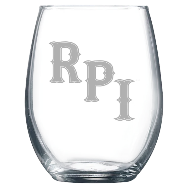 Rensselaer Polytechnic Institute Polar Camel 9 oz. Stemless Wine Glass