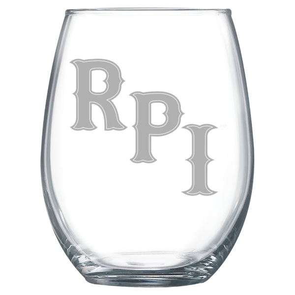 Rensselaer Polytechnic Institute Polar Camel 15 oz. Stemless Wine Glass