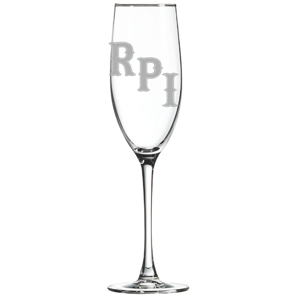 Rensselaer Polytechnic Institute Polar Camel 8 oz. Champagne Flute