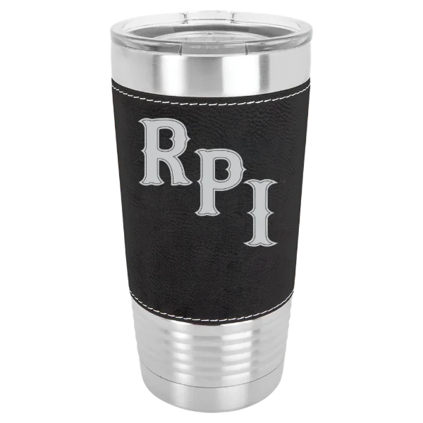 Rensselaer Polytechnic Institute Polar Camel 20 oz. Leatherette Grip Tumbler with Standard Lid