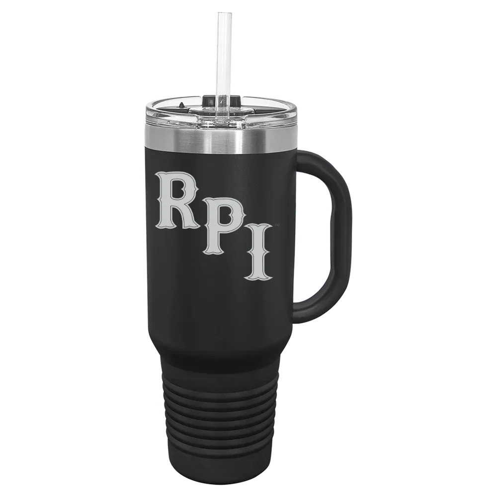 Rensselaer Polytechnic Institute Polar Camel 40 oz. Travel Mug with Snap Lid & Straw