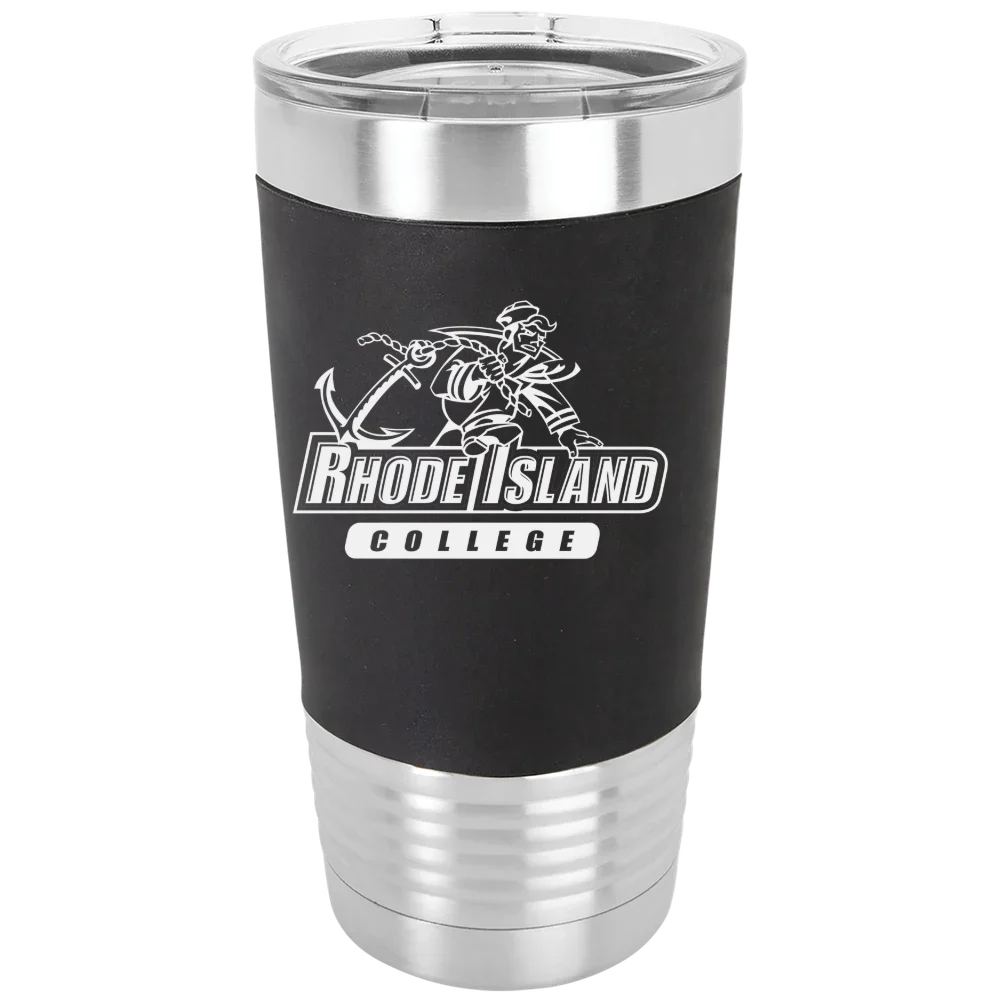 Rhode Island College Polar Camel 20 oz. Silicone Grip Tumbler with Standard Lid