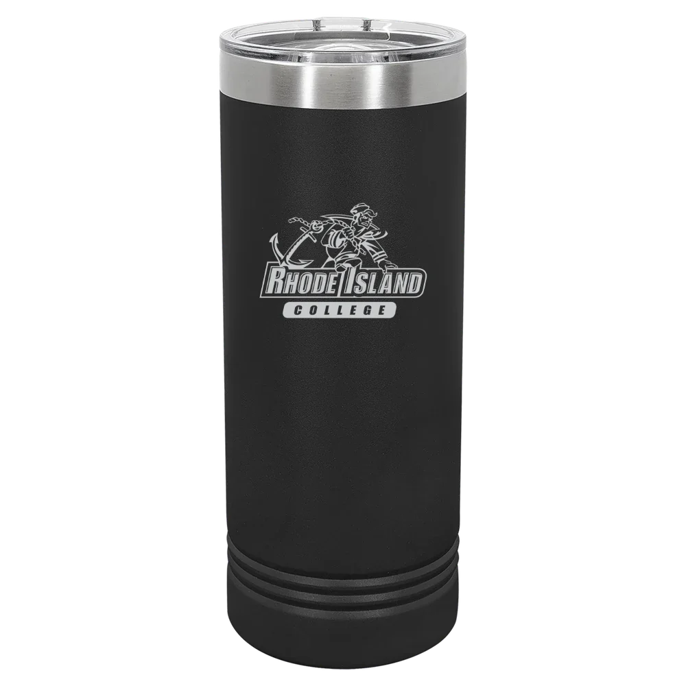 Rhode Island College Polar Camel 22 oz. Skinny Tumbler with Slider Lid