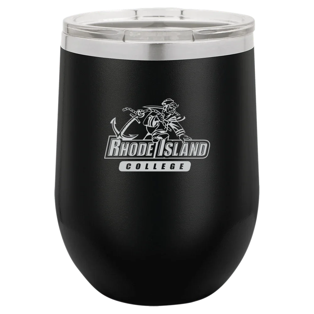 Rhode Island College Polar Camel 12 oz. Stemless Wine Tumbler