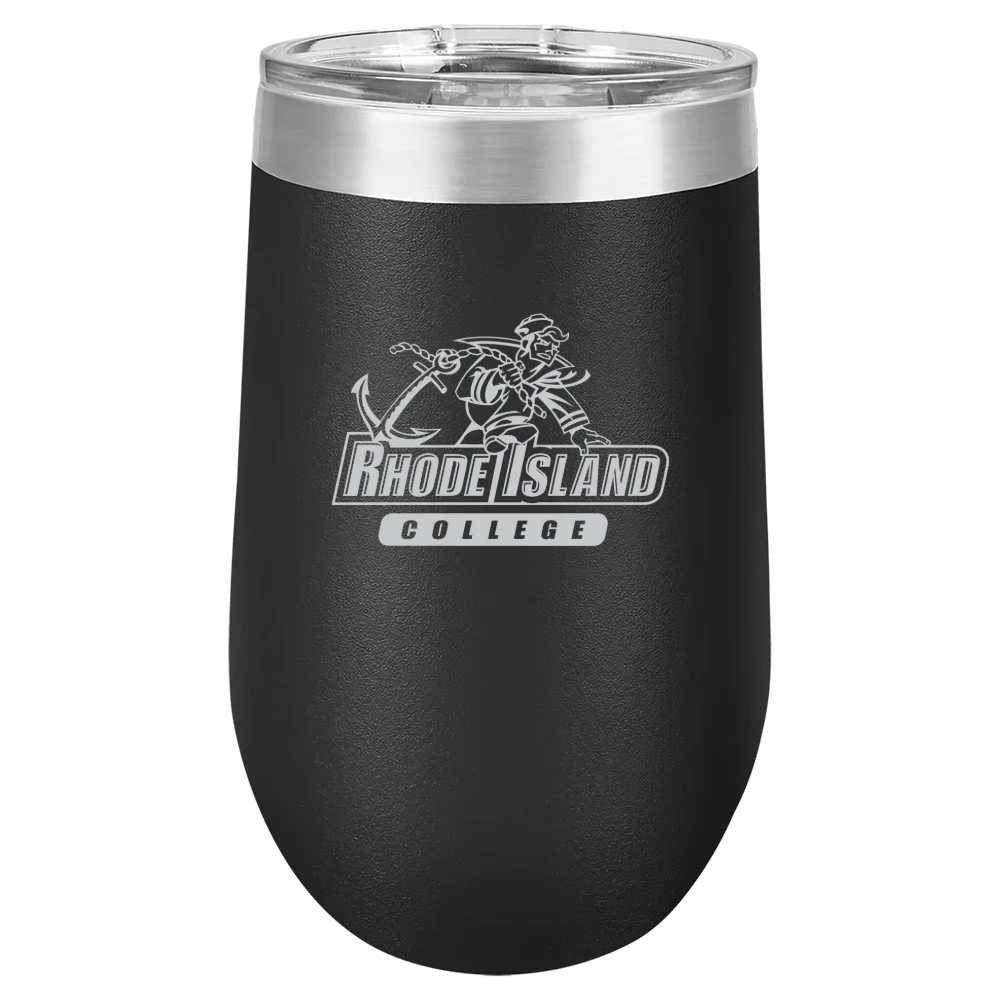 Rhode Island College Polar Camel 16 oz. Stemless Wine Tumbler