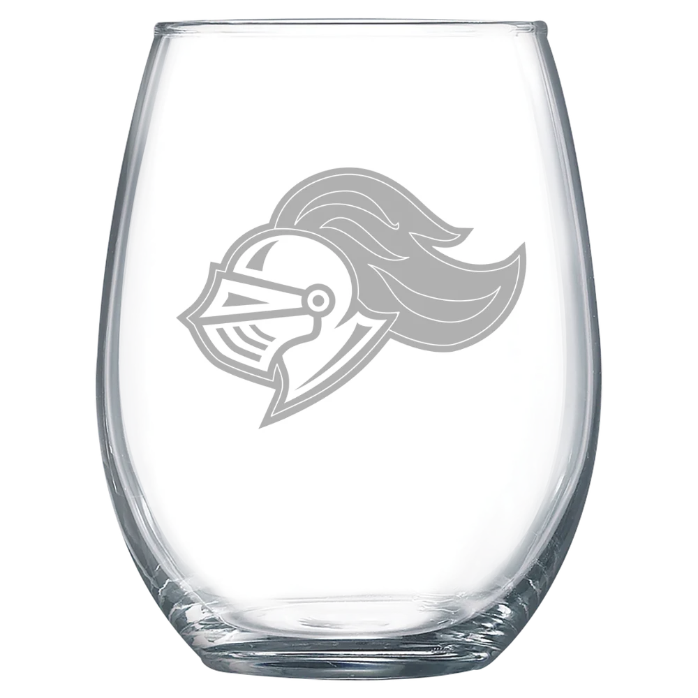 Rivier University Polar Camel 15 oz. Stemless Wine Glass