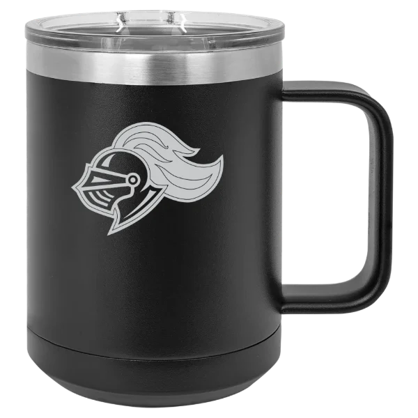 Rivier University Polar Camel 15 oz. Mug with Slider Lid
