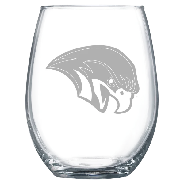 Roanoke College Polar Camel 15 oz. Stemless Wine Glass