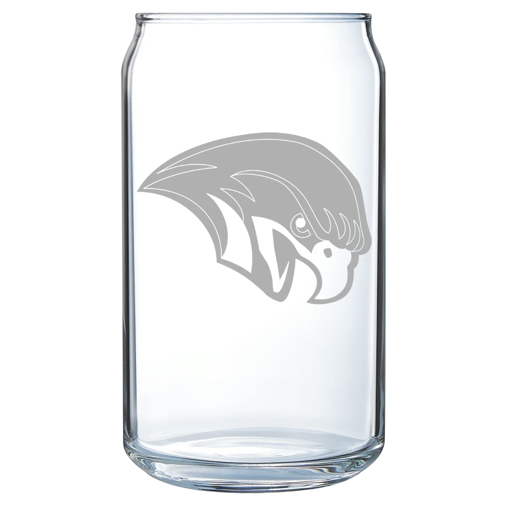 Roanoke College Polar Camel 16 oz. Can Glass