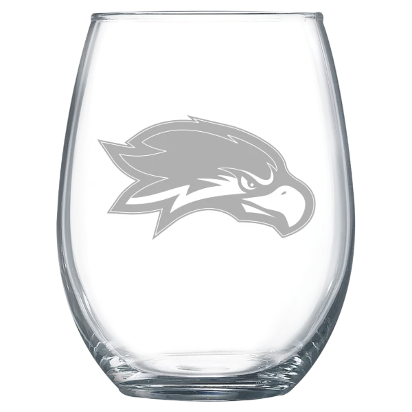 Roger Williams University Polar Camel 15 oz. Stemless Wine Glass