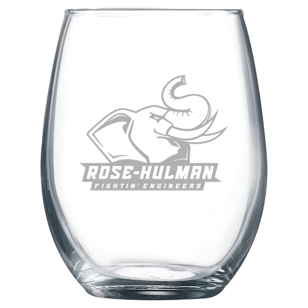 Rose-Hulman Institute of Technology Polar Camel 9 oz. Stemless Wine Glass