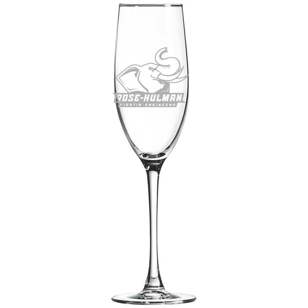 Rose-Hulman Institute of Technology Polar Camel 8 oz. Champagne Flute