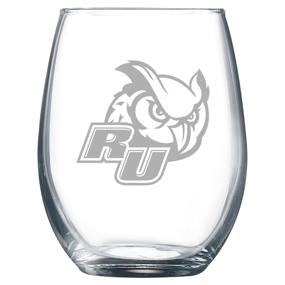 Rowan University Polar Camel 9 oz. Stemless Wine Glass