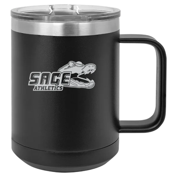 Russell Sage College Polar Camel 15 oz. Mug with Slider Lid