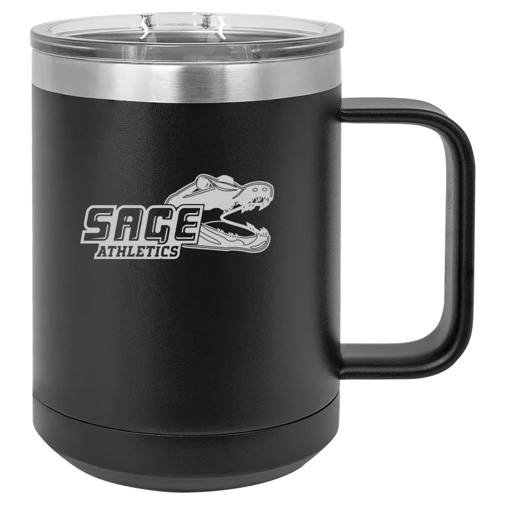 Russell Sage College Polar Camel 15 oz. Mug with Slider Lid