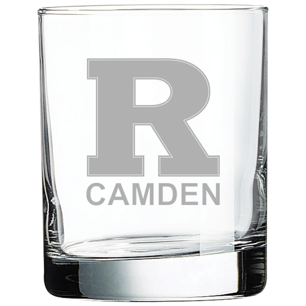 Rutgers, The State Univ. of New Jersey, Camden Polar Camel 10 1/2 oz. On The Rocks Glass