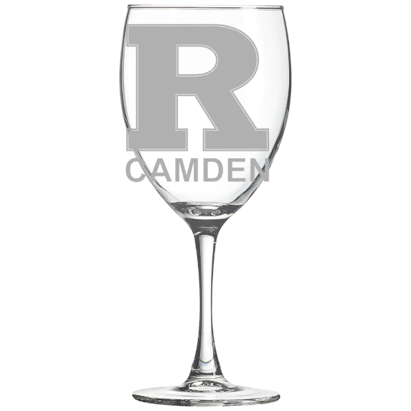 Rutgers, The State Univ. of New Jersey, Camden Polar Camel 10 1/2 oz. Wine Glass