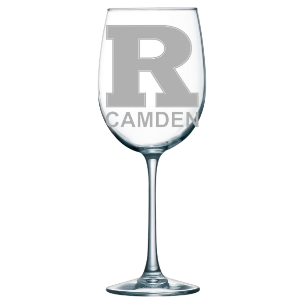 Rutgers, The State Univ. of New Jersey, Camden Polar Camel 19 oz. Wine Glass