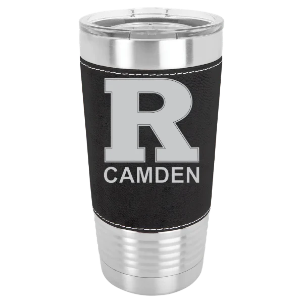 Rutgers, The State Univ. of New Jersey, Camden Polar Camel 20 oz. Leatherette Grip Tumbler with Standard Lid