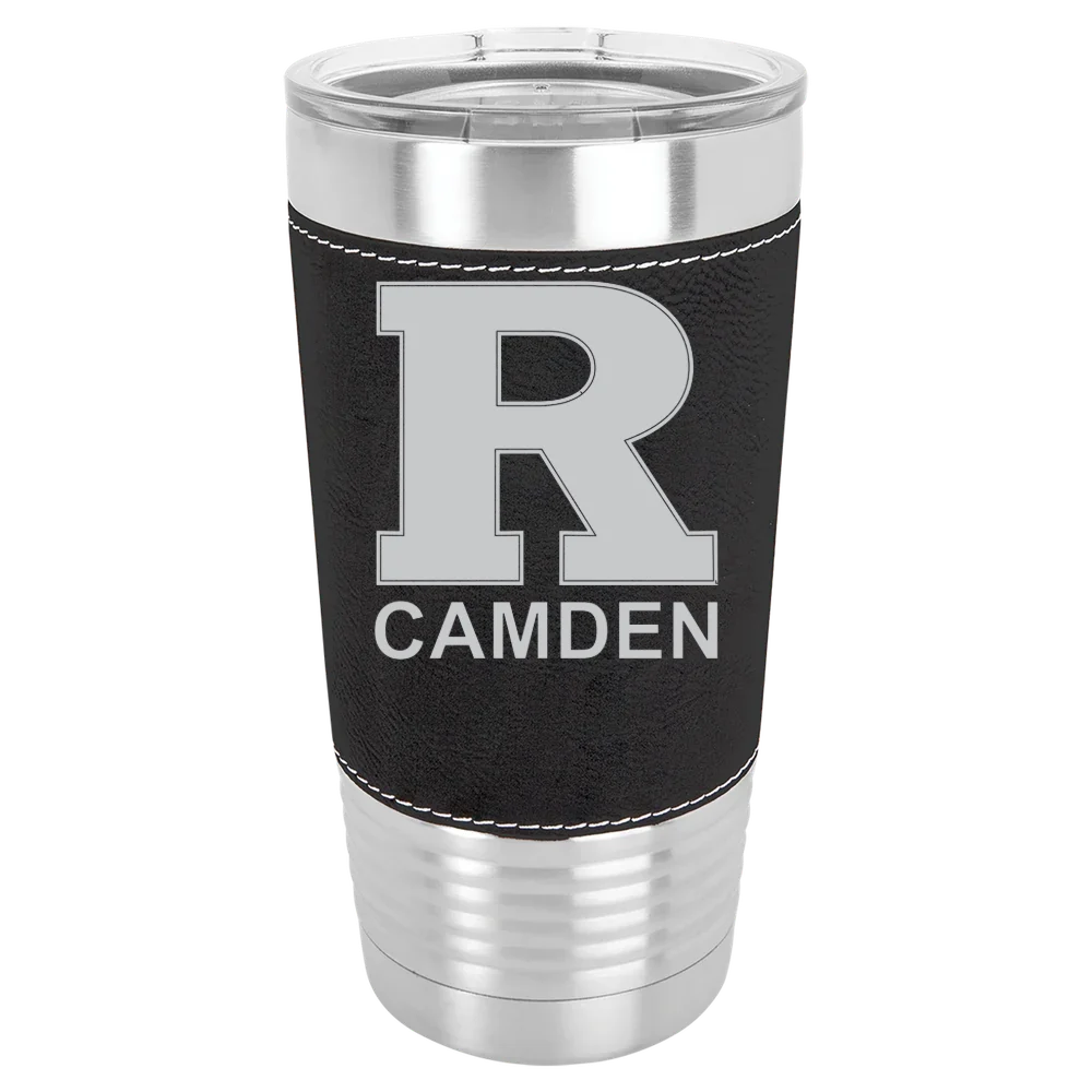 Rutgers, The State Univ. of New Jersey, Camden Polar Camel 20 oz. Leatherette Grip Tumbler with Standard Lid