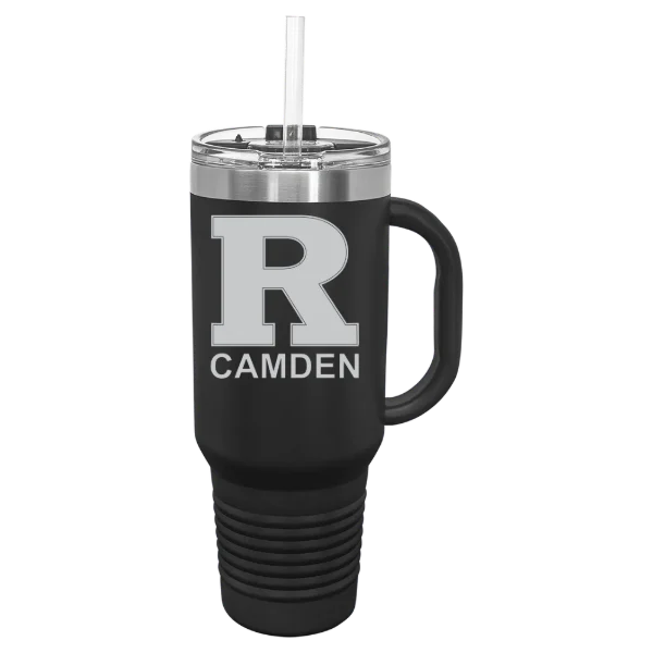 Rutgers, The State Univ. of New Jersey, Camden Polar Camel 40 oz. Travel Mug with Snap Lid & Straw