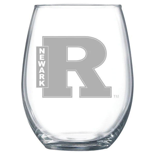Rutgers, The State Univ. of New Jersey, Newark Polar Camel 15 oz. Stemless Wine Glass