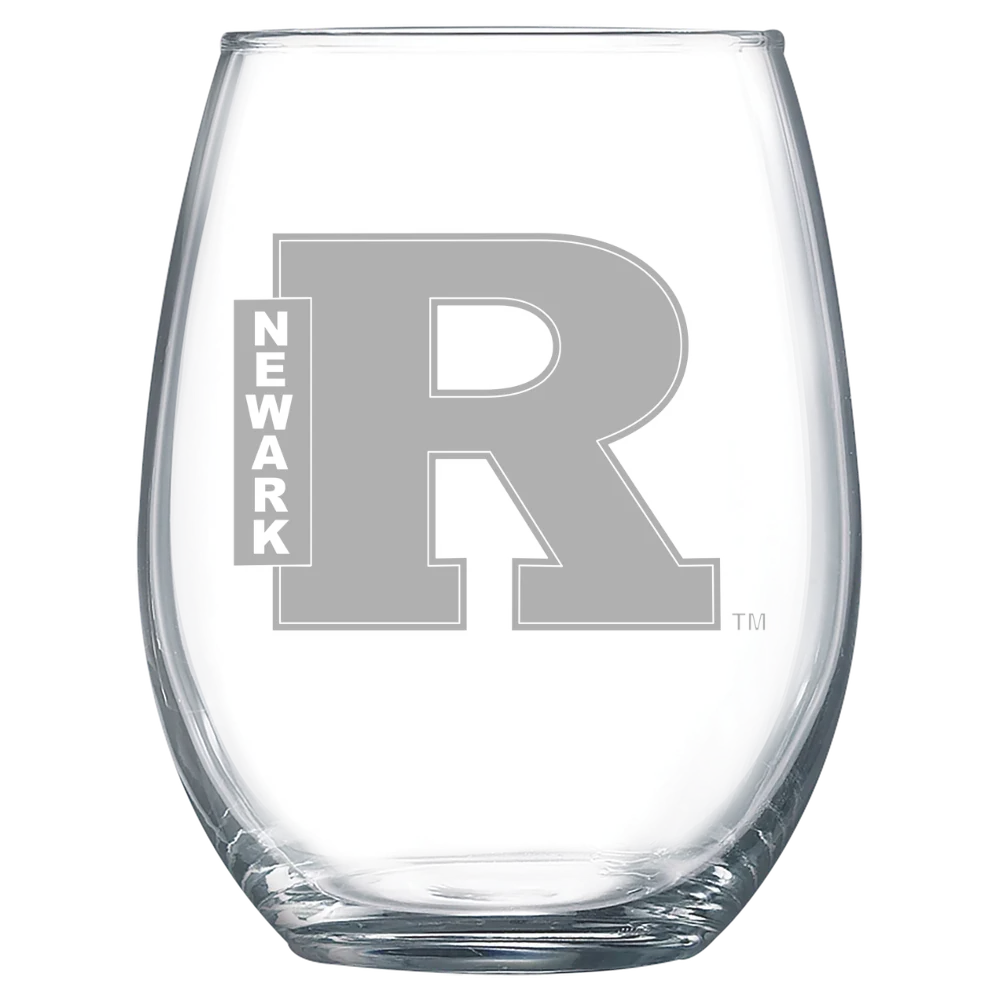 Rutgers, The State Univ. of New Jersey, Newark Polar Camel 15 oz. Stemless Wine Glass