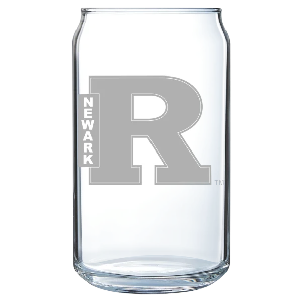 Rutgers, The State Univ. of New Jersey, Newark Polar Camel 16 oz. Can Glass