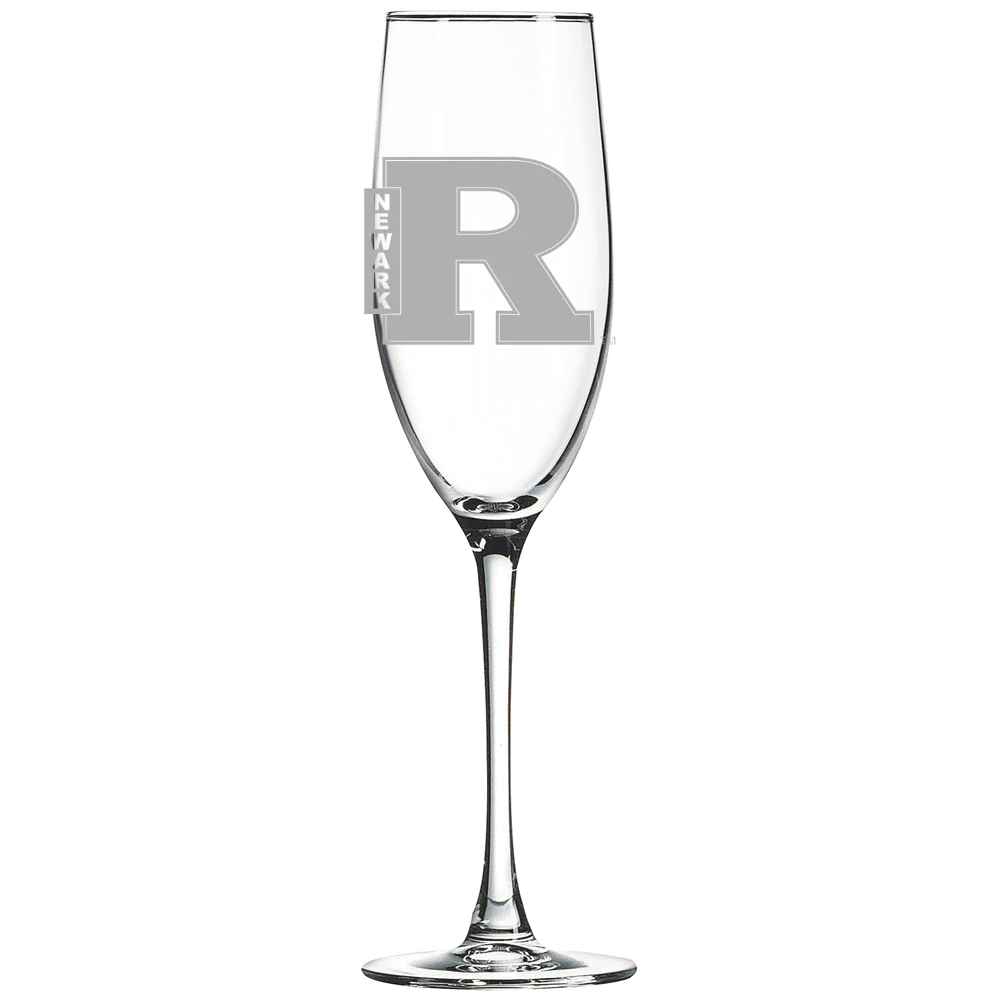 Rutgers, The State Univ. of New Jersey, Newark Polar Camel 8 oz. Champagne Flute