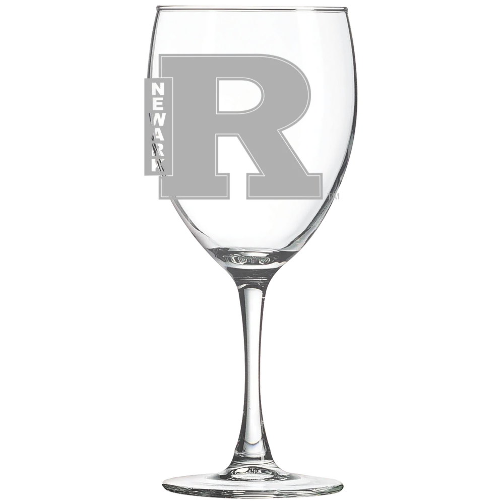 Rutgers, The State Univ. of New Jersey, Newark Polar Camel 10 1/2 oz. Wine Glass
