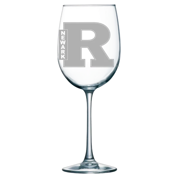 Rutgers, The State Univ. of New Jersey, Newark Polar Camel 19 oz. Wine Glass