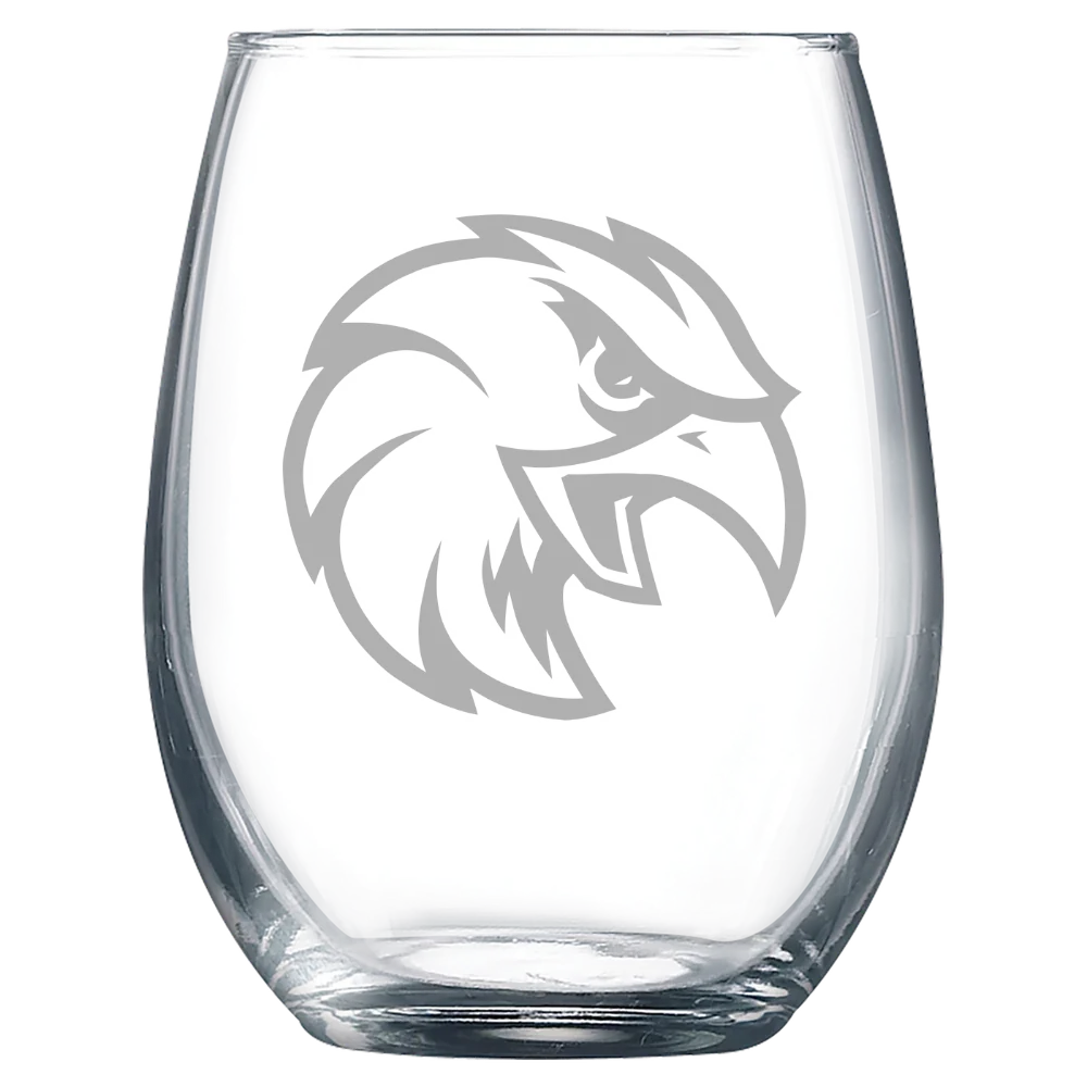 Saint Elizabeth University Polar Camel 9 oz. Stemless Wine Glass