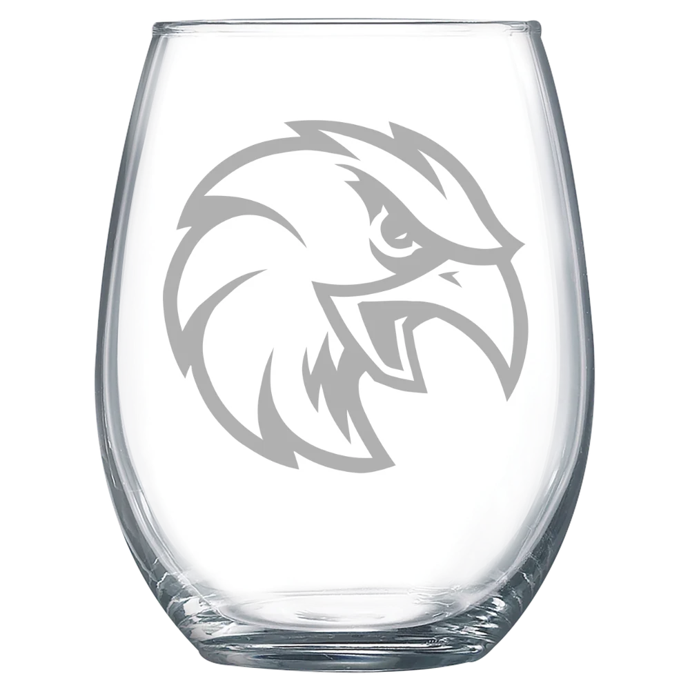 Saint Elizabeth University Polar Camel 15 oz. Stemless Wine Glass